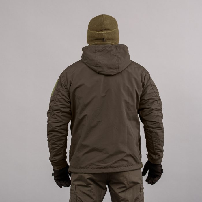 Анорак "TRAVEL DEFENCE" DARK OLIVE (Таслан + Мікрофліс) - Зображення 3