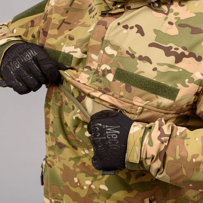 Анорак "TRAVEL DEFENCE" MULTICAM (Таслан + Мікрофліс) - Зображення 5