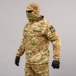 Анорак "TRAVEL DEFENCE" MULTICAM (Таслан + Мікрофліс) - Зображення 2