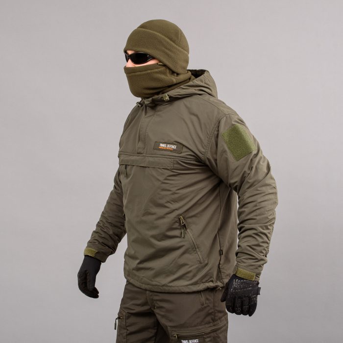 Анорак "TRAVEL DEFENCE" OLIVE (Таслан + Мікрофліс) - Зображення 2