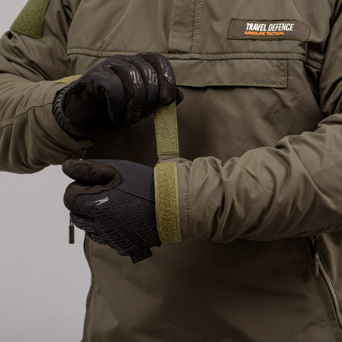 Анорак "TRAVEL DEFENCE" OLIVE (Таслан + Мікрофліс) - Зображення 7