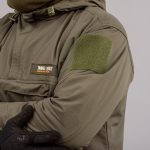 Анорак "TRAVEL DEFENCE" OLIVE (Таслан + Мікрофліс) - Зображення 6