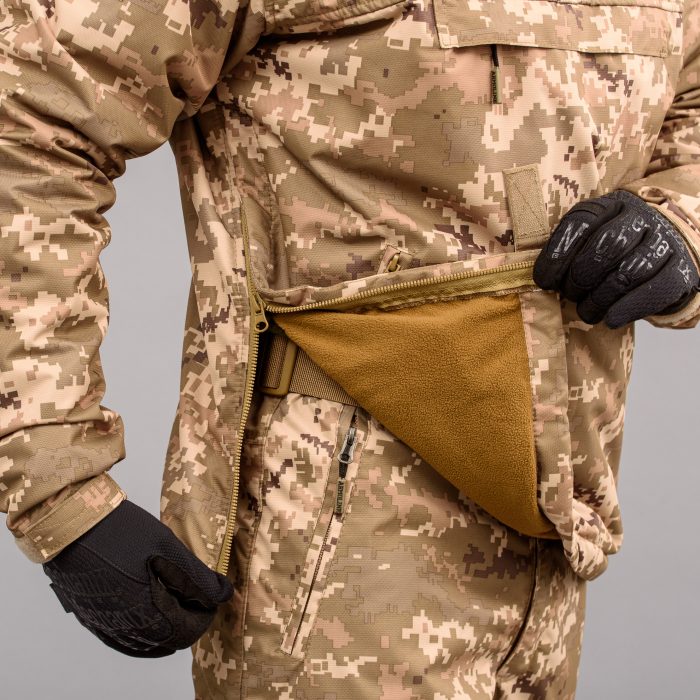 Анорак "TRAVEL DEFENCE" УКРПІКСЕЛЬ ММ14 (Таслан + Мікрофліс) - Зображення 10