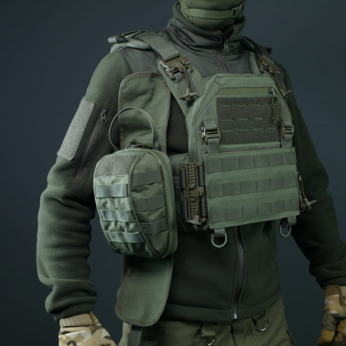 Аптечка-підсумок зі швидким скидом Kiborg GU Хакі - Зображення 8