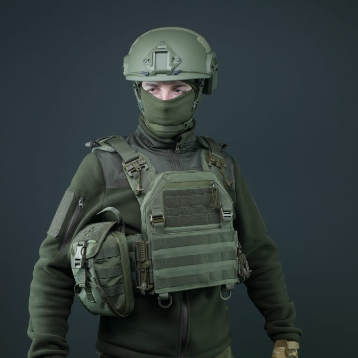 Аптечка-підсумок зі швидким скидом Kiborg GU Хакі - Зображення 7