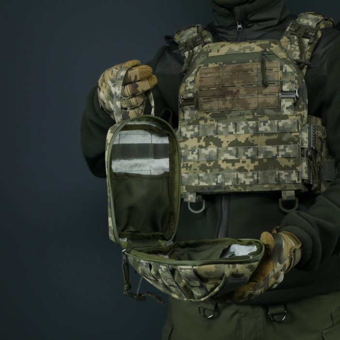 Аптечка-підсумок зі швидким скидом Kiborg GU Піксель - Зображення 10