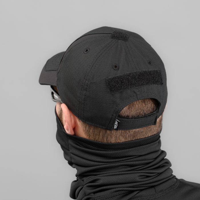 Бейсболка тактична "ANTITERROR II" BLACK (Rip-Stop + Мембрана) - Зображення 3