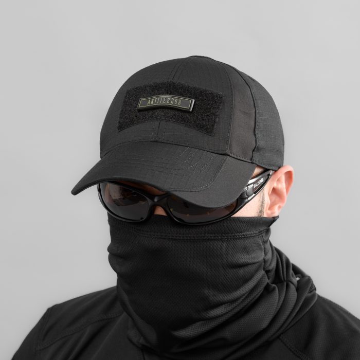 Бейсболка тактична "ANTITERROR II" BLACK (Rip-Stop + Мембрана) - Зображення 1