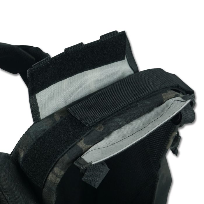 Бронезахист плитоноска Чорний мультикам Kiborg GU gen.2 - Зображення 2