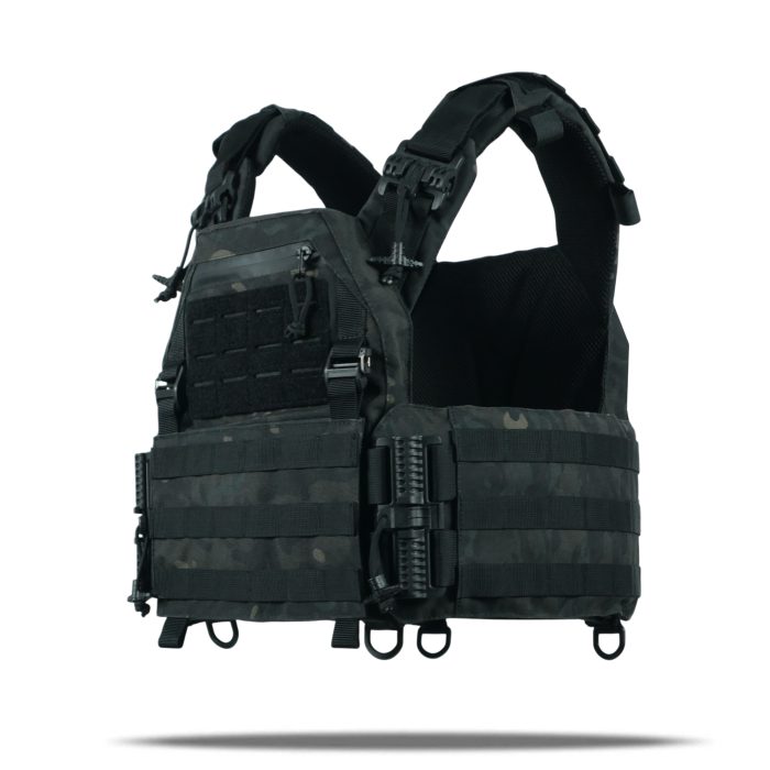 Бронезахист плитоноска Чорний мультикам Kiborg GU gen.2 - Зображення 1