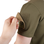 Футболка з велкро панелями хакі Kiborg - Зображення 3