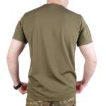 Футболка з велкро панелями хакі Kiborg - Зображення 2