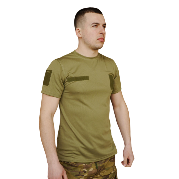 Футболка олива CoolMax - Зображення 4