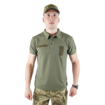 Поло з кріпленням для шевронів олива - Зображення 5