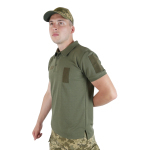 Поло з кріпленням для шевронів олива - Зображення 2