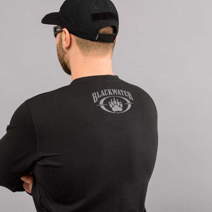 Футболка з рукавами "BLACK WATER" BLACK (Трикотаж) - Зображення 6