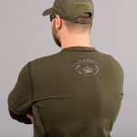 Футболка з рукавами "BLACK WATER" OLIVE (Трикотаж) - Зображення 7
