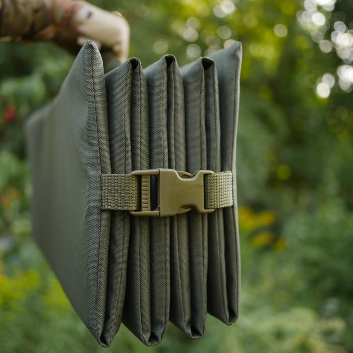 Польовий розкладний каремат олива з наповнювачем - Зображення 10