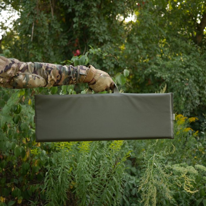 Польовий розкладний каремат олива з наповнювачем - Зображення 8
