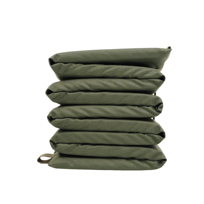 Розкладний каремат хакі посилений (20мм+стропа) К-2 - Зображення 3