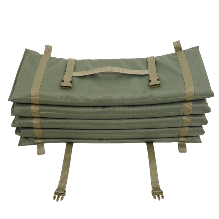 Розкладний каремат хакі посилений (20мм+стропа) К-2 - Зображення 2