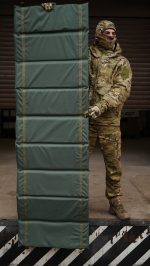 Розкладний каремат хакі посилений (20мм+стропа) К-2 - Зображення 9