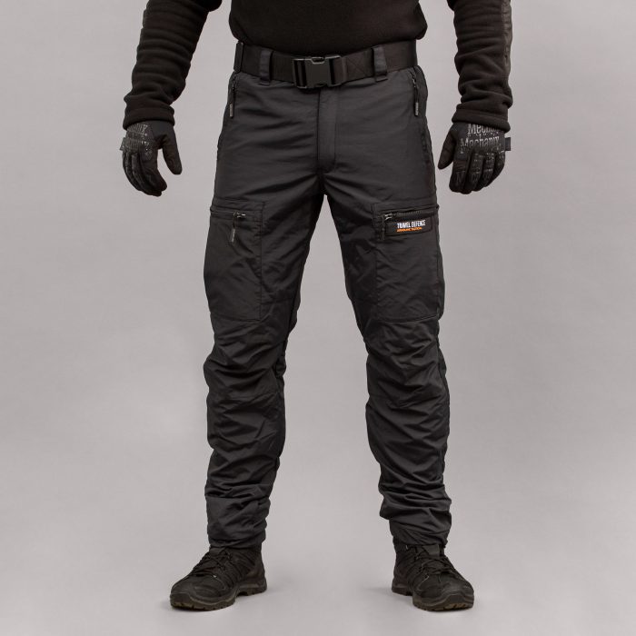 Комплект мілітарі "TRAVEL DEFENCE" 2 в 1 BLACK (Таслан + Мікрофліс) - Зображення 10