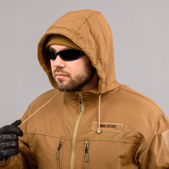 Комплект мілітарі "TRAVEL DEFENCE" 2 в 1 COYOTE (Таслан + Мікрофліс) - Зображення 9