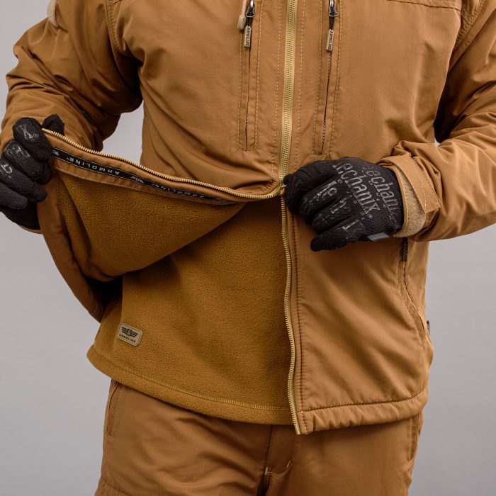 Комплект мілітарі "TRAVEL DEFENCE" 2 в 1 COYOTE (Таслан + Мікрофліс) - Зображення 5