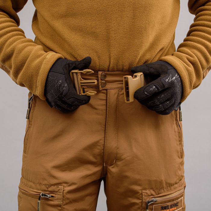 Комплект мілітарі "TRAVEL DEFENCE" 2 в 1 COYOTE (Таслан + Мікрофліс) - Зображення 12