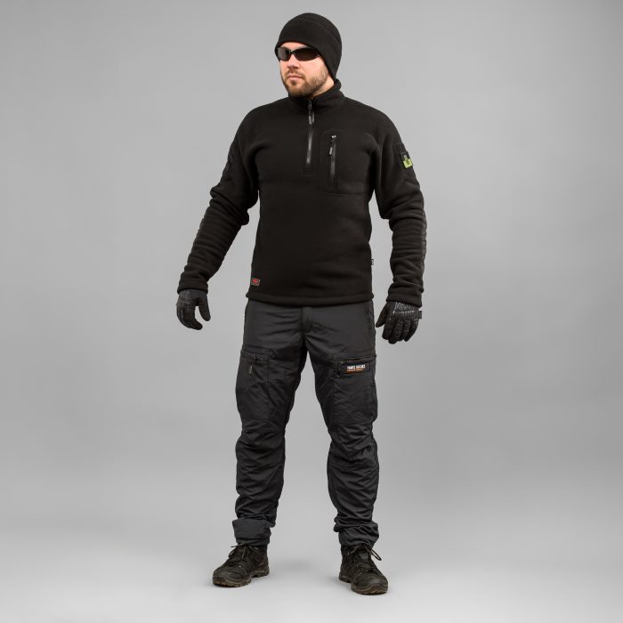 Комплект мілітарі "TRAVEL DEFENCE" 3 в 1 BLACK (Таслан + Мікрофліс) - Зображення 4