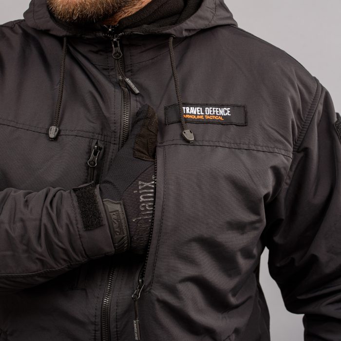 Комплект мілітарі "TRAVEL DEFENCE" 3 в 1 BLACK (Таслан + Мікрофліс) - Зображення 5