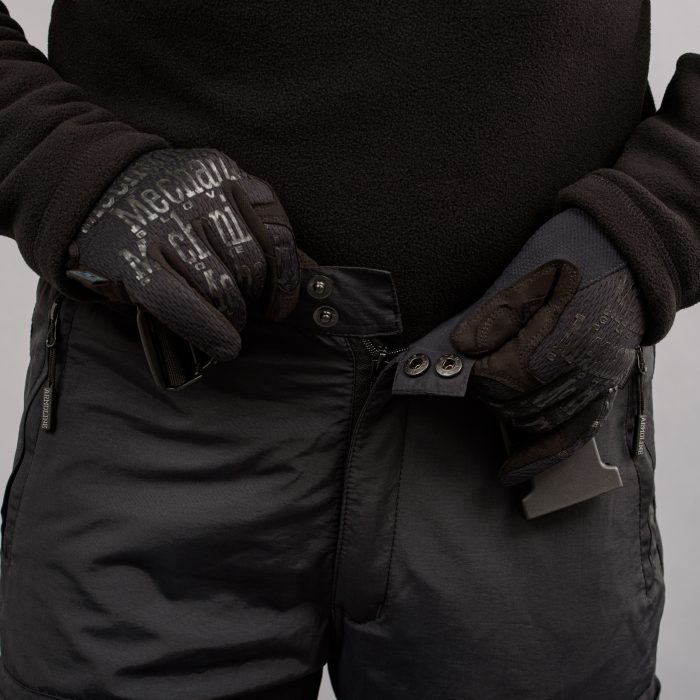 Комплект мілітарі "TRAVEL DEFENCE" 3 в 1 BLACK (Таслан + Мікрофліс) - Зображення 14