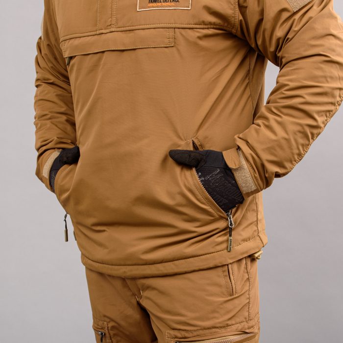 Комплект мілітарі "TRAVEL DEFENCE" 3 в 1 COYOTE (Таслан + Мікрофліс) - Зображення 8