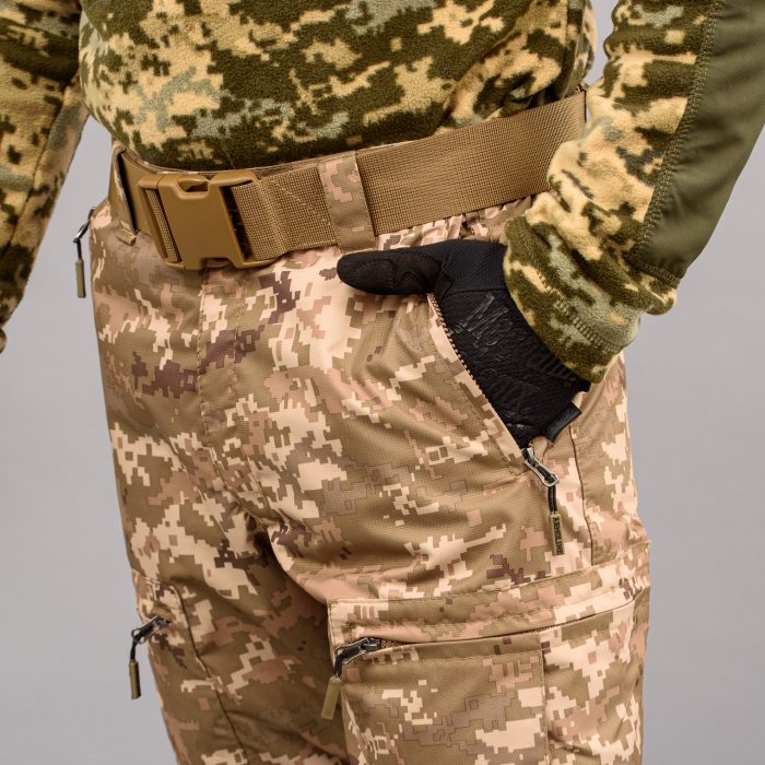 Комплект мілітарі "TRAVEL DEFENCE" 3 в 1 УКРПІКСЕЛЬ ММ14 (Таслан + Мікрофліс) - Зображення 16