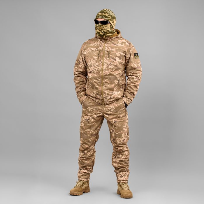 Комплект мілітарі "TRAVEL DEFENCE" 3 в 1 УКРПІКСЕЛЬ ММ14 (Таслан + Мікрофліс) - Зображення 2