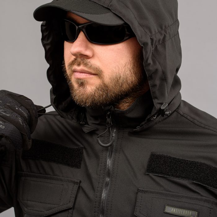 Комплект тактичний "ANTITERROR II" BLACK (Мембрана + Rip-Stop Стрейч) - Зображення 11
