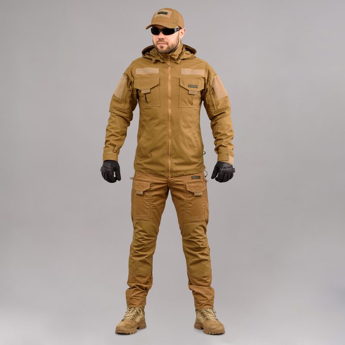 Комплект тактичний "ANTITERROR II" COYOTE (Мембрана + Rip-Stop Стрейч) - Зображення 1
