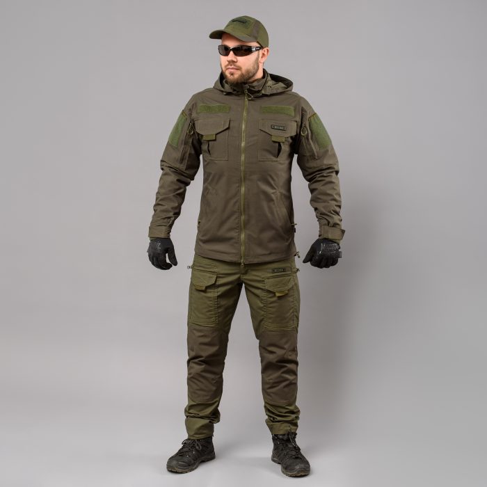 Комплект тактичний "ANTITERROR II" OLIVE (Мембрана + Rip-Stop Стрейч) - Зображення 1