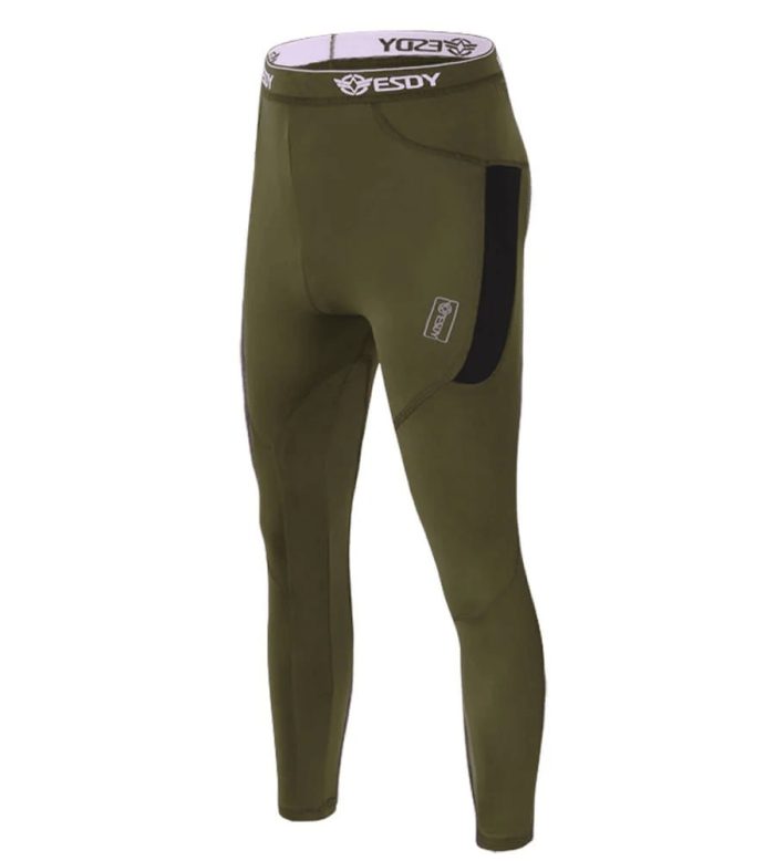 Комплект термобілизни ESDY Fleece Thermal Suit Хакі - Зображення 3