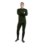 Комплект термобілизни на флісі олива - Зображення 4