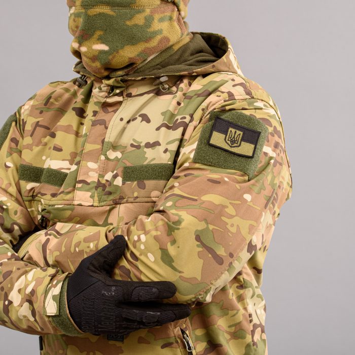 Комплект "TRAVEL DEFENCE" 3 в 1 АНОРАК MULTICAM (Таслан + Мікрофліс) - Зображення 6