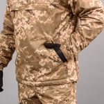 Комплект "TRAVEL DEFENCE" 3 в 1 АНОРАК УКРПІКСЕЛЬ ММ14 (Таслан + Мікрофліс) - Зображення 8