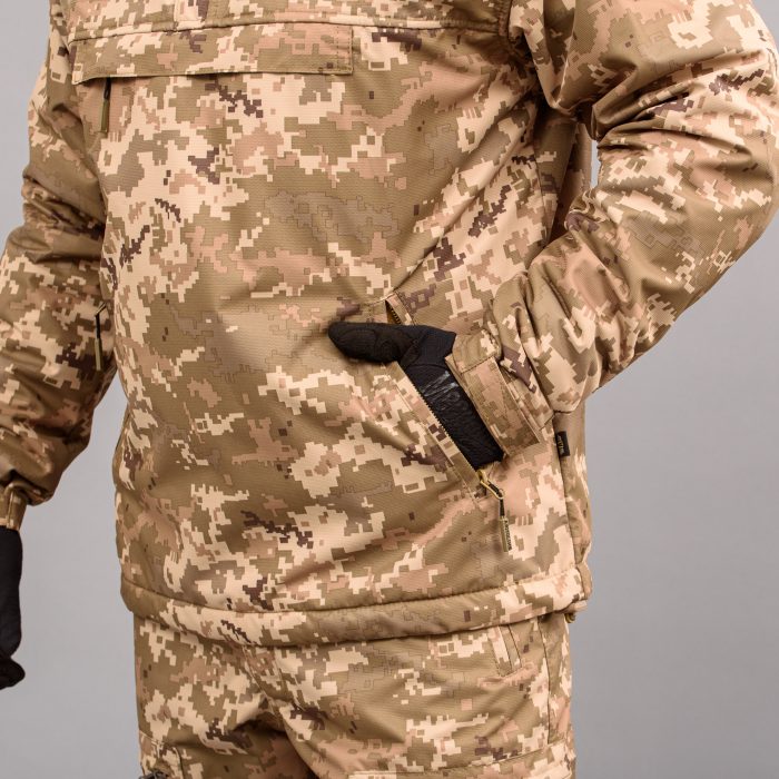 Комплект "TRAVEL DEFENCE" 3 в 1 АНОРАК УКРПІКСЕЛЬ ММ14 (Таслан + Мікрофліс) - Зображення 8