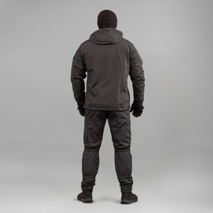 Комплект "TRAVEL DEFENCE" АНОРАК BLACK 2 в 1 (Таслан + Мікрофліс) - Зображення 2