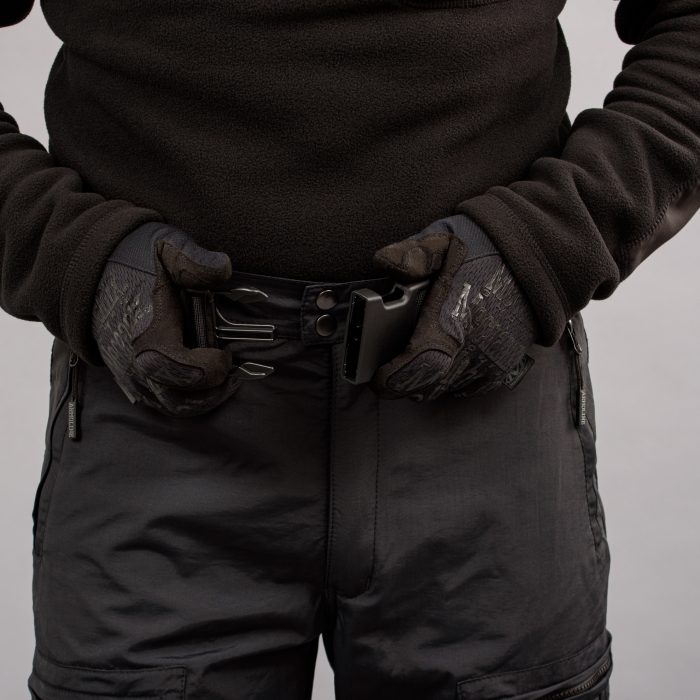 Комплект "TRAVEL DEFENCE" АНОРАК BLACK 2 в 1 (Таслан + Мікрофліс) - Зображення 12