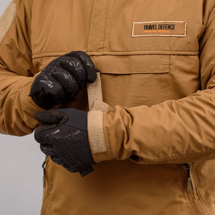 Комплект "TRAVEL DEFENCE" АНОРАК COYOTE 2 в 1 (Таслан + Мікрофліс) - Зображення 5