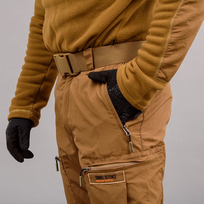 Комплект "TRAVEL DEFENCE" АНОРАК COYOTE 2 в 1 (Таслан + Мікрофліс) - Зображення 15