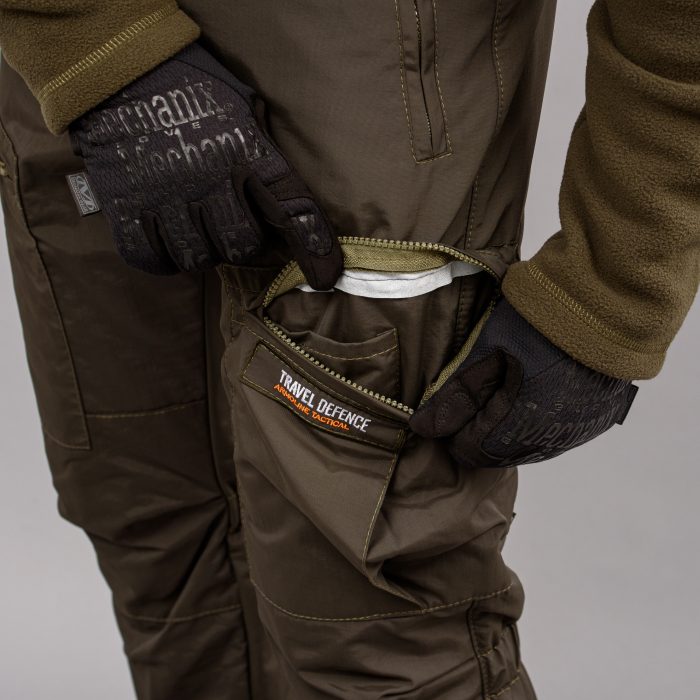 Комплект "TRAVEL DEFENCE" АНОРАК DARK OLIVE 2 в 1 (Таслан + Мікрофліс) - Зображення 17