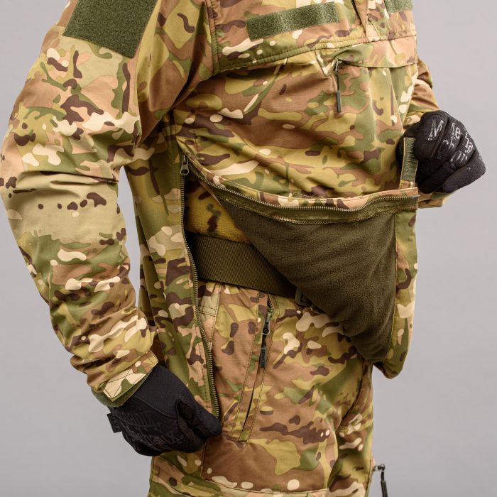 Комплект "TRAVEL DEFENCE" АНОРАК MULTICAM 2 в 1 (Таслан + Мікрофліс) - Зображення 9